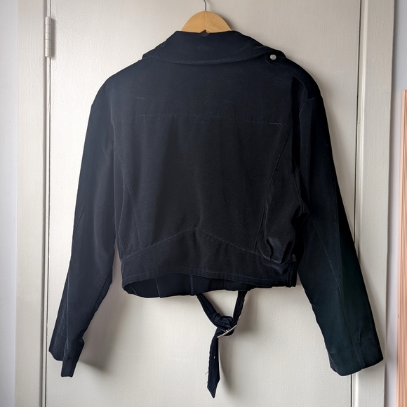 Vintage Velvet Moto Jacket - Picture 2 of 5